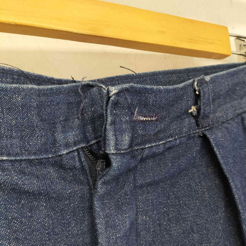 zofrini ロケットtalon 1タックワイドデニム メンズ